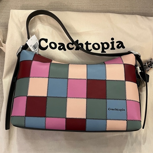 NWT Coachtopia Alter Ego Slouchy Shoulder Bag Multi 4